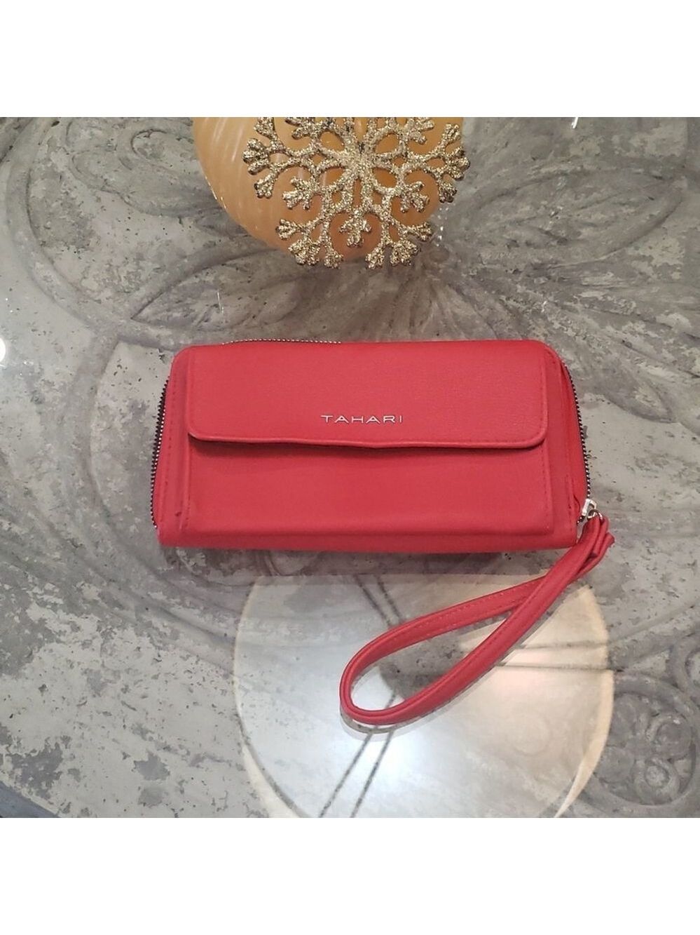 tahari Red Wallet